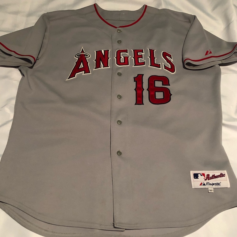 Vintage Game Worn Anaheim Angels Garret Anderson #16 Away Jersey